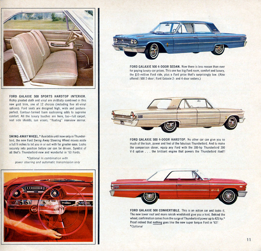1963 Ford Detail Brochure Page 10